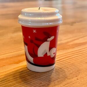 Starbucks Red and White Holiday Ornament